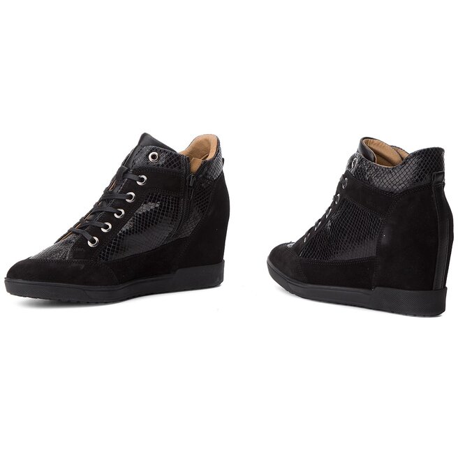 Sneakers Geox D C 02241 C9999 Black • Www.zapatos.es