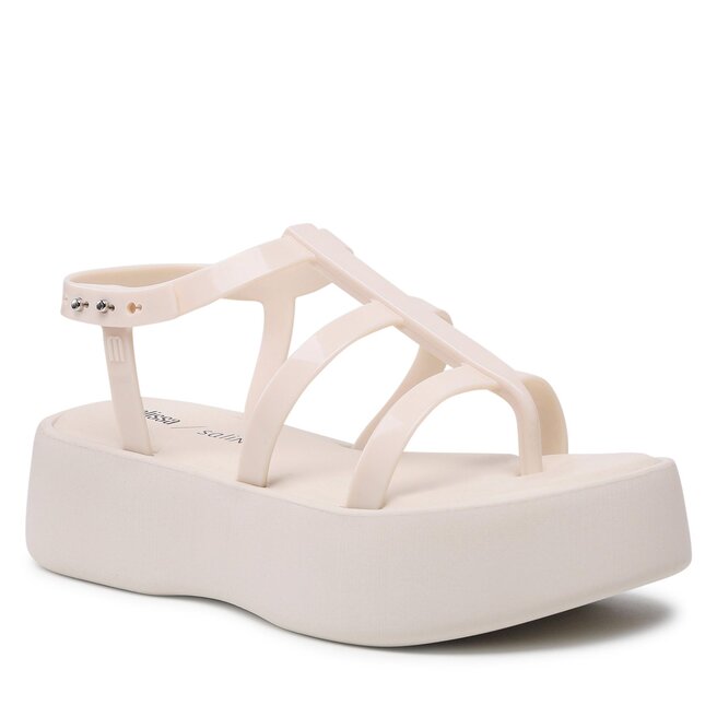 Sandale Melissa Caribe High Paltform + 33732 Beige/Beige AI408 33732 imagine noua