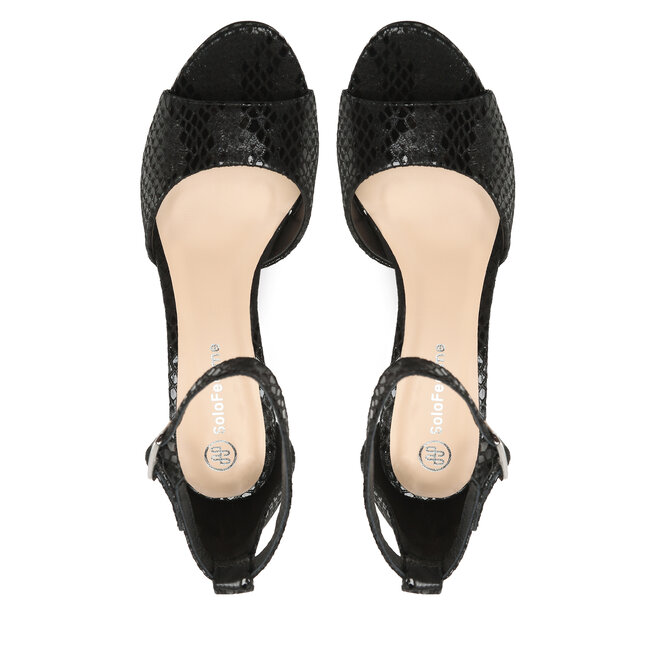 Solo Femme Sandalen Solo Femme 82438-34-P26/000-07-00 Schwarz