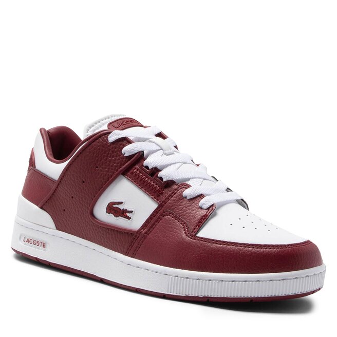 Lacoste Sneakersy Lacoste Court Cage 746SFA0041 Wht/Burg 2G1