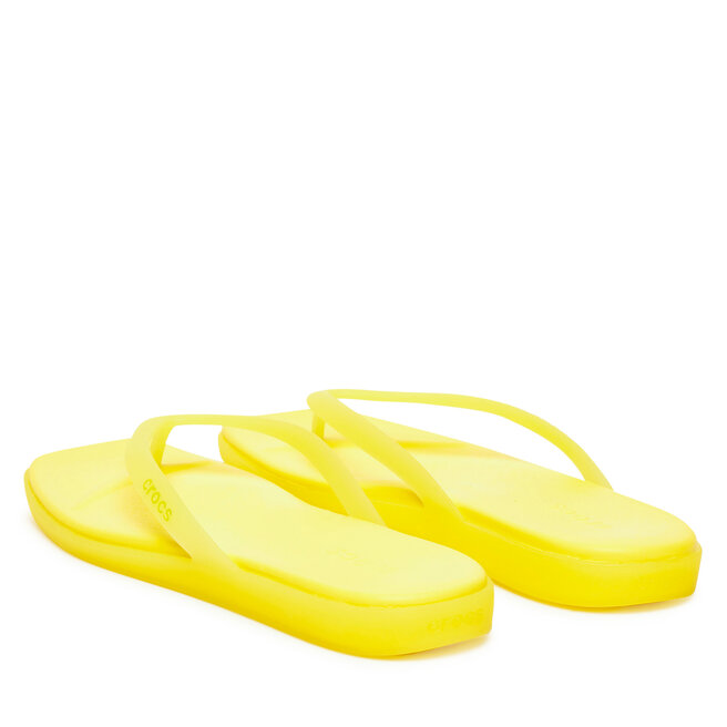 Japonki Crocs Miami Frosted Flip - Zielony