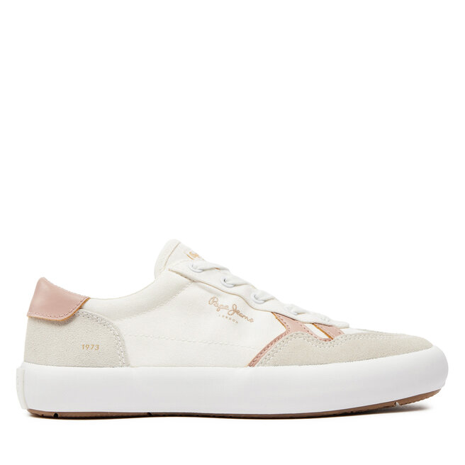Sneakersy Pepe Jeans Travis Brit W - Biały