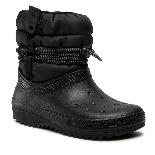 Cizme de zăpadă Crocs Classic Neo Puff Luxe Boot W 207312 Black