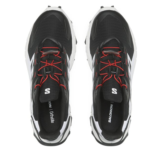 Salomon Обувки Salomon Supercross 4 417366 26 W0 Black/White/Fiery Red