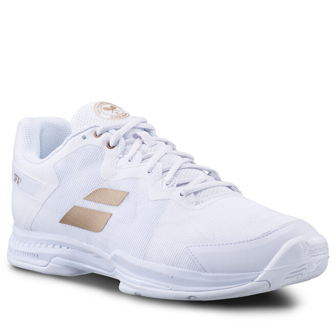 Pantofi Babolat Sfx3 All Court Wim Women 31S23885 White/Gold 31S23885 imagine noua gjx.ro
