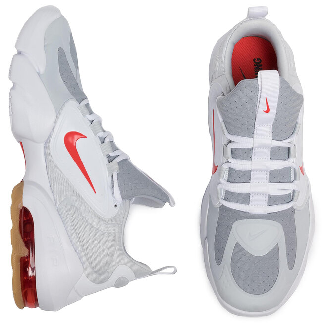 Batai Nike Air Max Alpha Savage AT3378 030 Wolf Grey/Habanero Red •  Www.eavalyne.lt