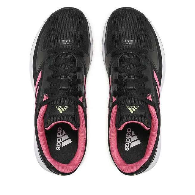 Взуття adidas Runfalcon 2.0 K GZ7420 Core Black/Rose Tone/Pulse Yellow •  Eobuv.com.ua