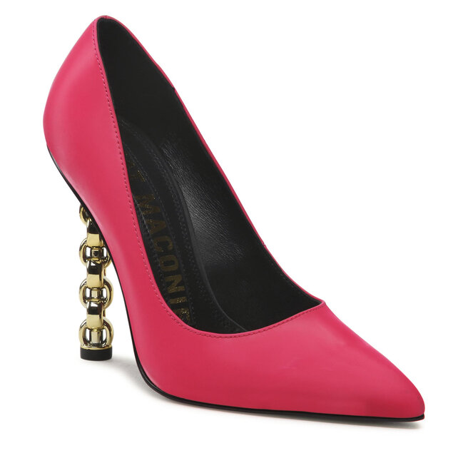 Pantofi cu toc subțire Kat Maconie Lydia Highlighter Pink eleganți imagine noua gjx.ro