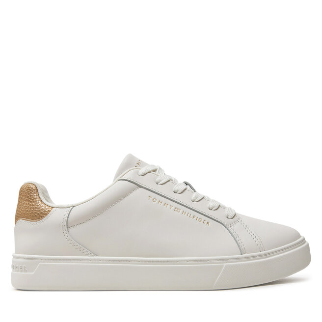 Sneakersy Tommy Hilfiger Essential Court - Écru