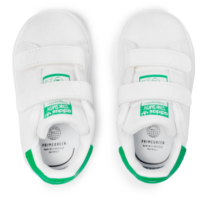 adidas Обувки adidas Stan Smith Cf I FX7532 Ftwwht/Ftwwht/Green