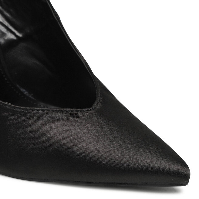 Raid Pantofi cu toc subțire Raid Maliny Black Satin