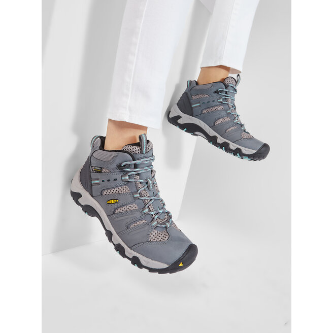 Keen Bakancs Keen Koven Mid Wp 1020212 Steel Grey/Wasabi