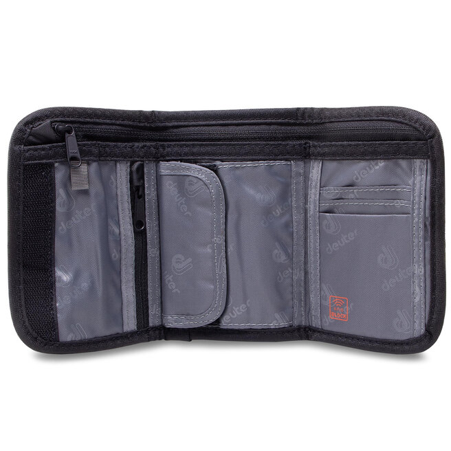 Duży Portfel Męski Deuter Travel Wallet 394262070000 Czarny eobuwie