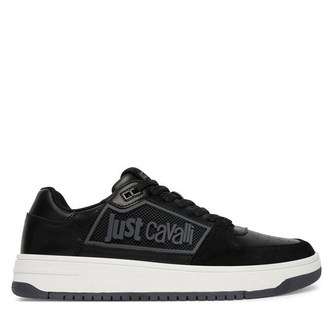 Sneakersy Just Cavalli 80QA3SM1 ZPC09 Czarny - męskie