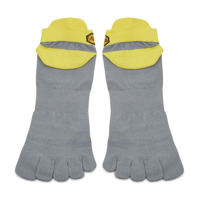 Vibram Fivefingers Rövid unisex zoknik Vibram Fivefingers Athletic No Show S21N04 Yellow/Grey