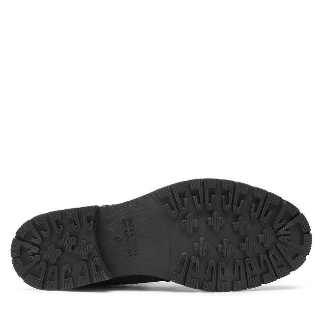 Jack&Jones Kozačky Jack&Jones Jfworca Leather 12159497 Anthracite