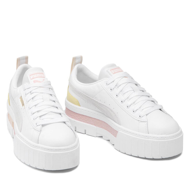 Laisvalaikio batai Puma Mayze Lth Wn's 381983 03 Puma White/Lotus •  Www.eavalyne.lt