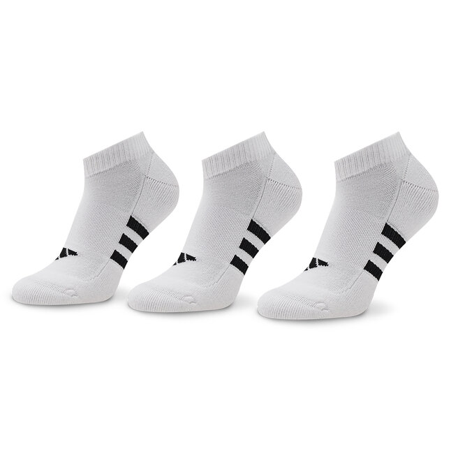 Skarpety stopki unisex adidas Performance Cushioned Low Socks 3 Pairs - Biały