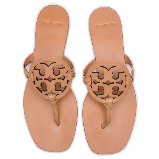 Tory burch miller square toe shop natural vachetta