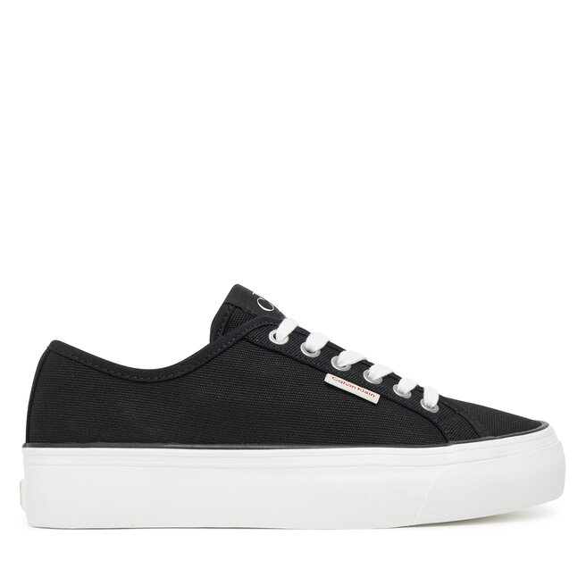 Tenisówki Calvin Klein Jeans Vulc Flatform Ctn Logo Tag - Czarny
