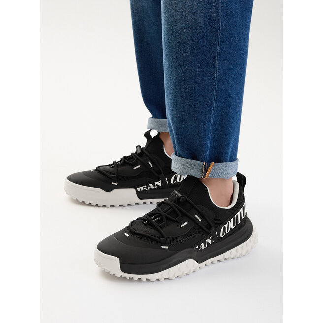 Sneakersy Versace Jeans Couture 80YA3SN2 Czarny - męskie
