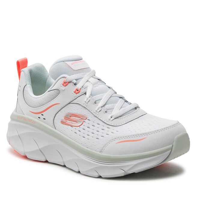 Sneakers skechers d lux walker 2 0 daisy doll 150093 wmlt bianco