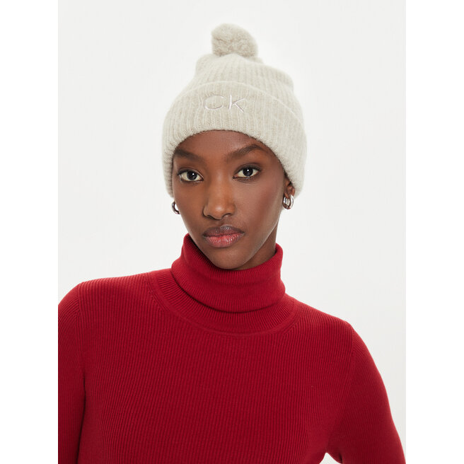 Czapka Calvin Klein Embroidery Airy - Beżowy