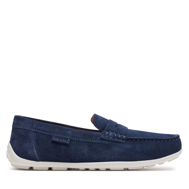 Mokasyny Geox J New Fast Boy J826CA 00022 - D Granatowy