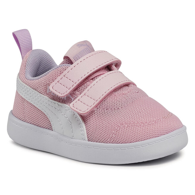 Сникерсы Puma Courtflex v2 Mesh V Inf 371759 08 Pink Lady/Puma White •  Eobuv.com