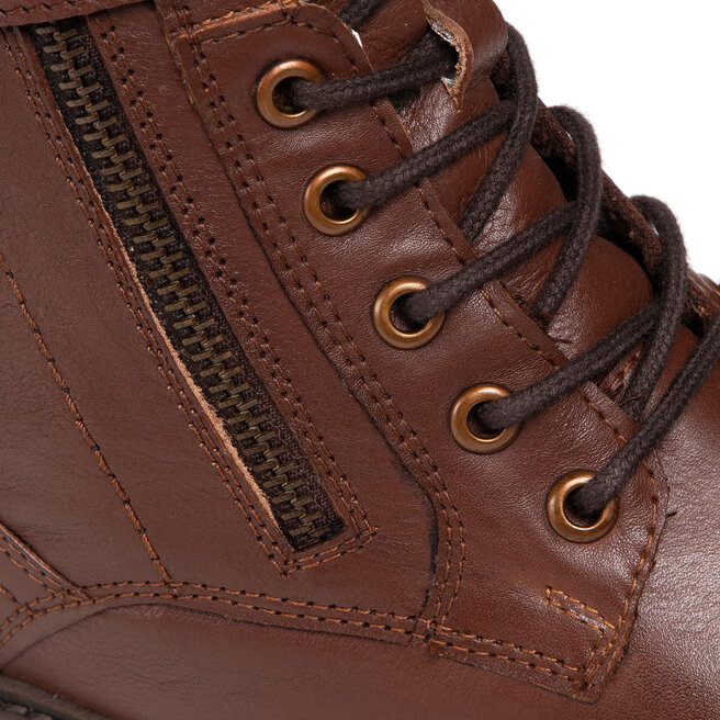Jack&Jones Kozačky Jack&Jones Jfwholland 12217007 Cognac