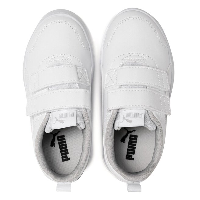 Puma Сникърси Puma Courtflex v2 V Ps 371543 04 Puma White/Gray Violet