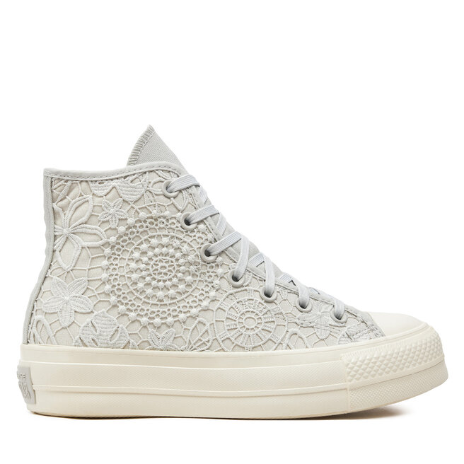 Trampki Converse Chuck Taylor All Star Lift Platform Butterflies - Biały