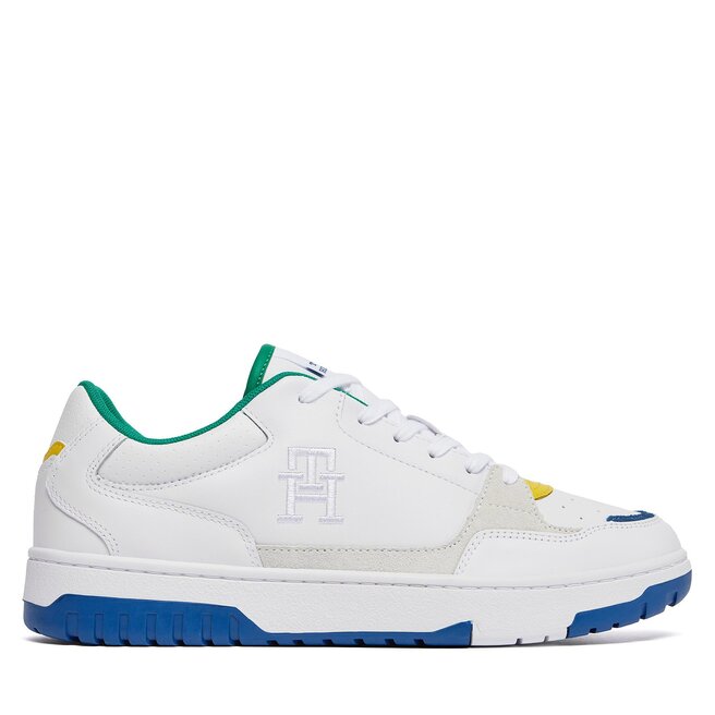 Sneakersy Tommy Hilfiger Th Basket Street Pop - Biały