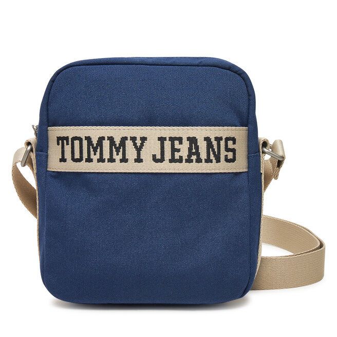 Saszetka Tommy Jeans Retro Cool Reporter - Granatowy