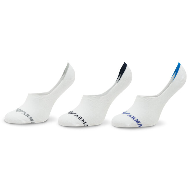 Emporio Armani 3 pár férfi bokazokni Emporio Armani 306229 3R254 60210 Bianco