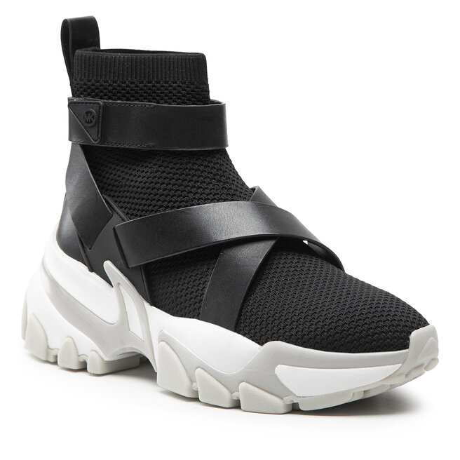 Sneakers MICHAEL Michael Kors Nick Strap Bootie 43T2NIFE6D Blk/Opticwht