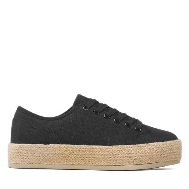 Espadryle Jenny Fairy WS080701-05ECO Czarny - kobiece