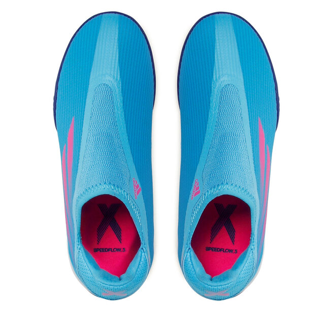 adidas Pantofi adidas X Speedflow.3 Ll Tf J GW7501 Skyrus/Tmshpn/Ftwwht