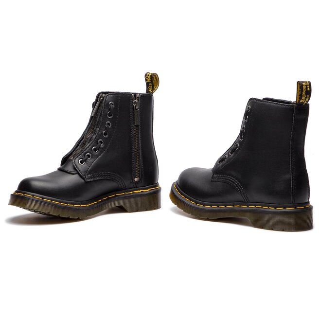 Kerzai Dr. Martens 1460 Pascal Frnt Zip 23863001 Black Nappa •  Www.eavalyne.lt