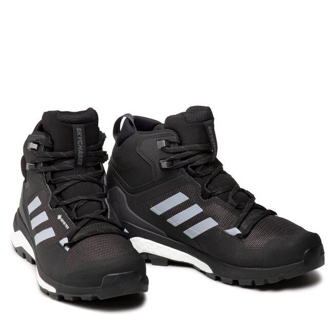 adidas Обувки adidas Terrex Skychaser 2 Mid Gtx GORE-TEX FZ3332 Core Black/Halo Silver/Dgh Solid Grey