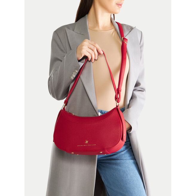 Torebka Beverly Hills Polo Club BHPC-C-008-07 Czerwony -