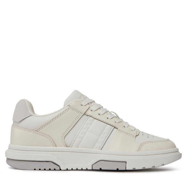 Sneakersy Tommy Jeans Tjw Skate Sneaker Ltr - Écru