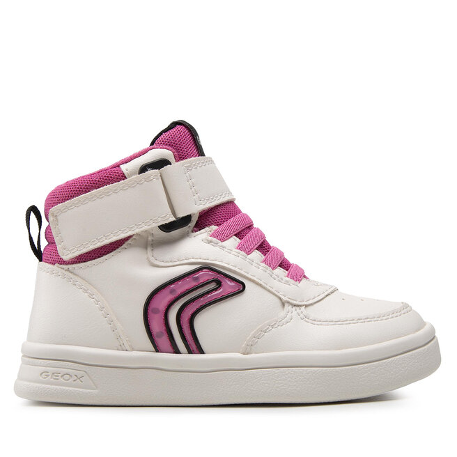 Geox Sneakersy Geox J Djrock G. C 264MC 0BCEW C0563 M White/Fuchsia