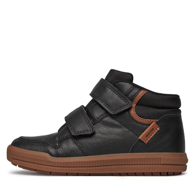 Geox Sneakers Geox J Arzach Boy J364AB 0MEFU C9209 S Black/Cognac