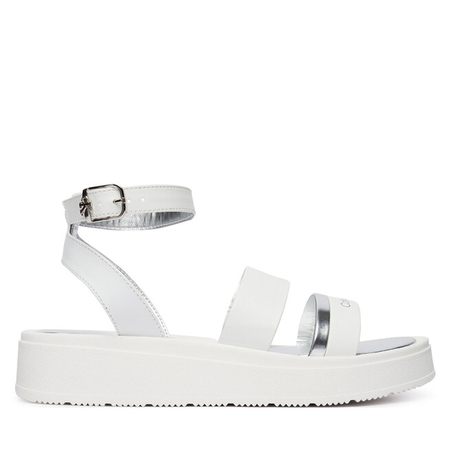 Sandały Calvin Klein Velcro Sandal V4A2-83261-0326 D Biały - dziewczęce