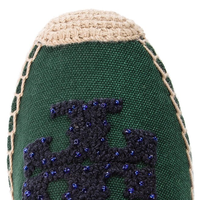 Tory burch elisa discount logo flat espadrilles