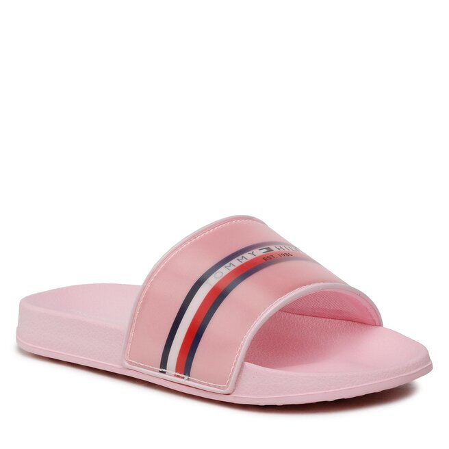 Tommy Hilfiger Чехли Tommy Hilfiger Reflective Pool Slide T3A0-32803-1172 S Pink 302