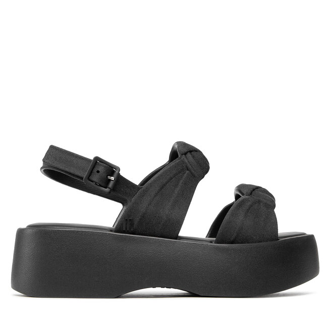 Melissa Sandali Melissa Velvet Platform Ad 33420 Black 52293