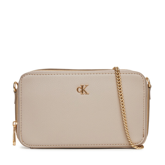 Torebka Calvin Klein Minimal Mono Camera Bag - Beżowy