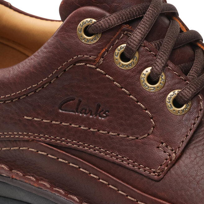 Clarks nature shop three mahogany leather